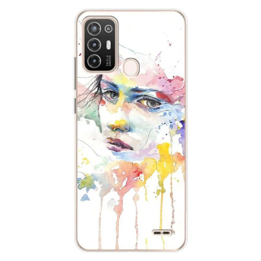 König Design Hülle Handy Schutz für ZTE Blade A52 Case Cover Tasche Bumper Etuis Backcover (ZTE Blade A52)