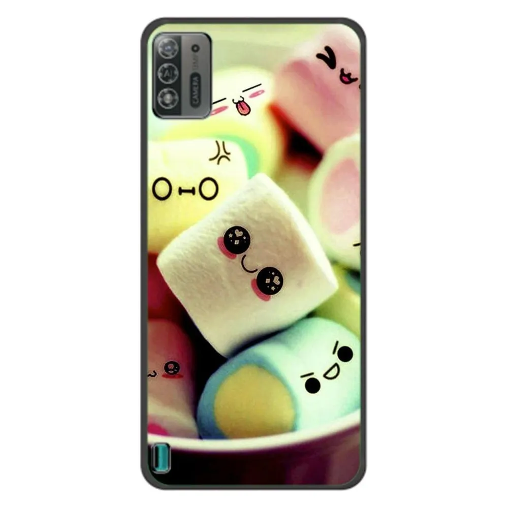 König Design Hülle Handy Schutz für ZTE Blade A52 Lite Case Cover Tasche Bumper Etuis TPU Neu (ZTE Blade A52 Lite)