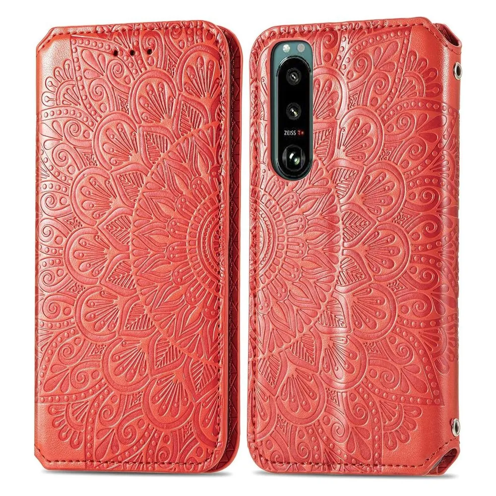 König Design Hülle Handy Schutz für Sony Xperia 5 III Case Flip Cover Tasche Etuis Bumper (Sony Xperia 5 III)
