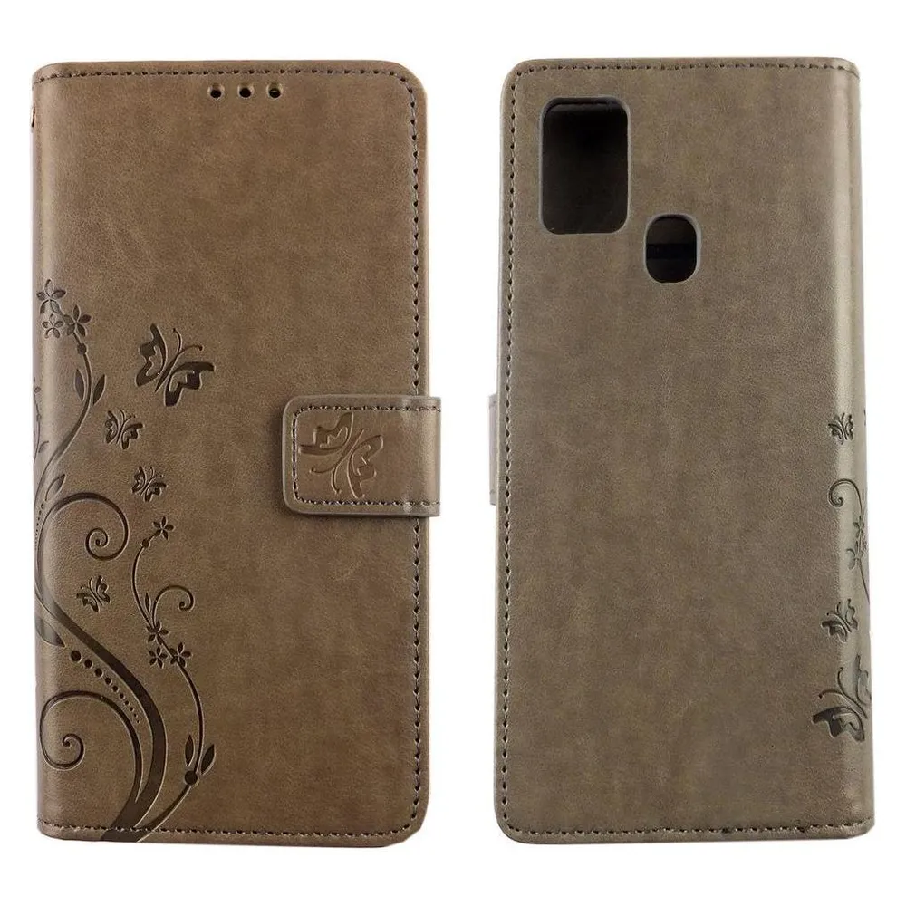 König Design Hülle Handy Schutz für Samsung Galaxy A21s Case Cover Tasche Wallet Etui Bumper (Samsung Galaxy A21s)