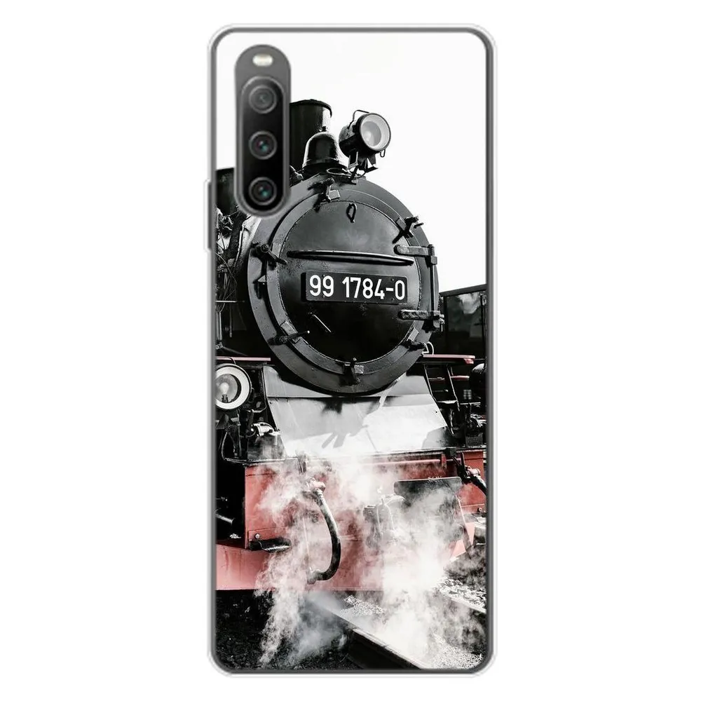 König Design Hülle Handy Schutz für Sony Xperia 10 IV Case Cover Tasche Bumper Etuis TPU Neu (Sony Xperia 10 IV)