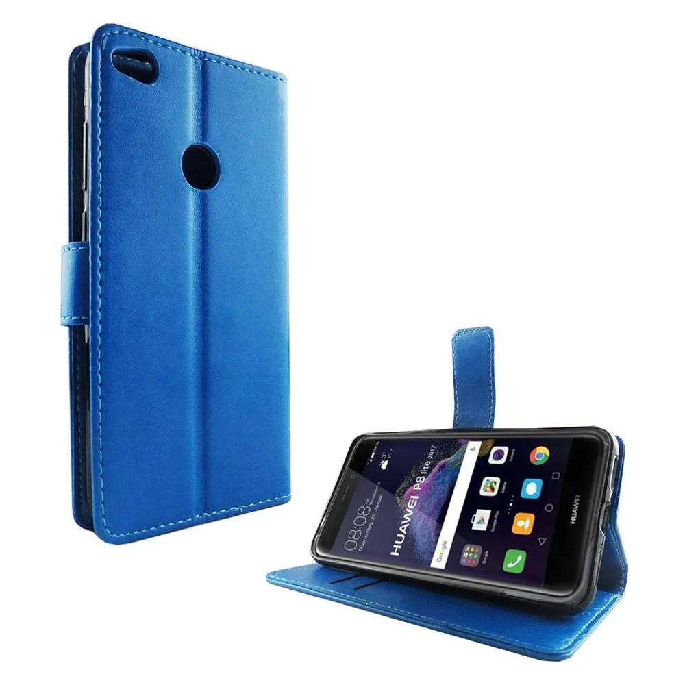König Design Hülle Handy Schutz für Huawei P8 Lite 2017 Case Cover Tasche Wallet Etui Bumper (Huawei P8 Lite (2017))
