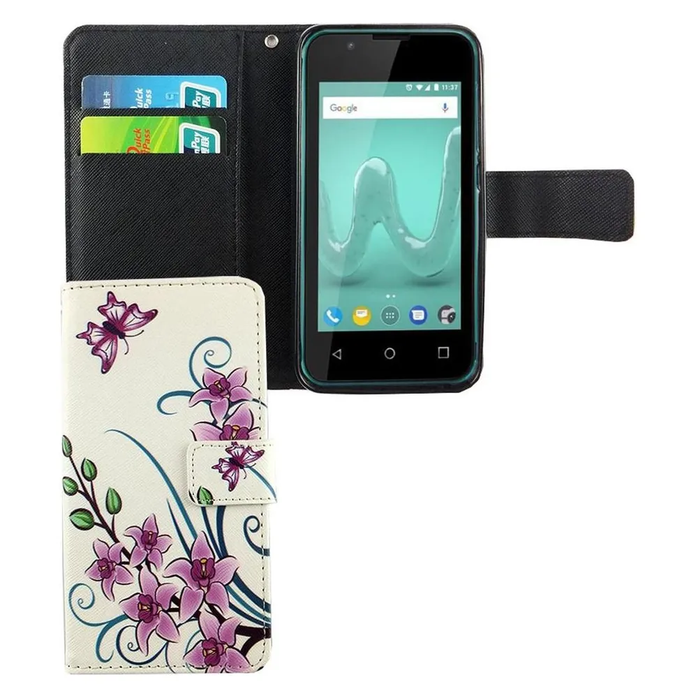 König Design Hülle Handy Schutz für Wiko Sunny 2 Case Cover Tasche Wallet Etui Handyhülle Neu (Wiko Sunny 2)