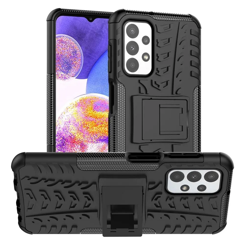 König Design Hülle Handy Schutz für Samsung Galaxy A23 Case Cover Bumper Etuis Halter Tasche (Samsung Galaxy A23)