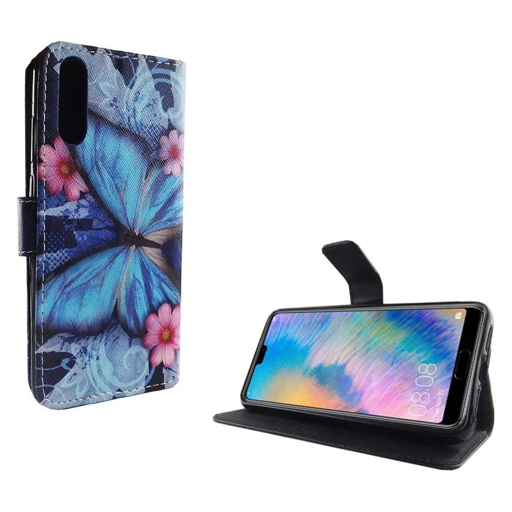 König Design Hülle Handy Schutz für Huawei P20 Case Cover Tasche Wallet Etui Handyhülle Neu (Huawei P20)