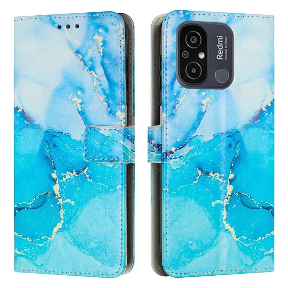 König Design Hülle Handy Schutz für Samsung Galaxy A04e A34 A54 Case Cover Marmor Tasche Etui (Xiaomi Redmi 11A)
