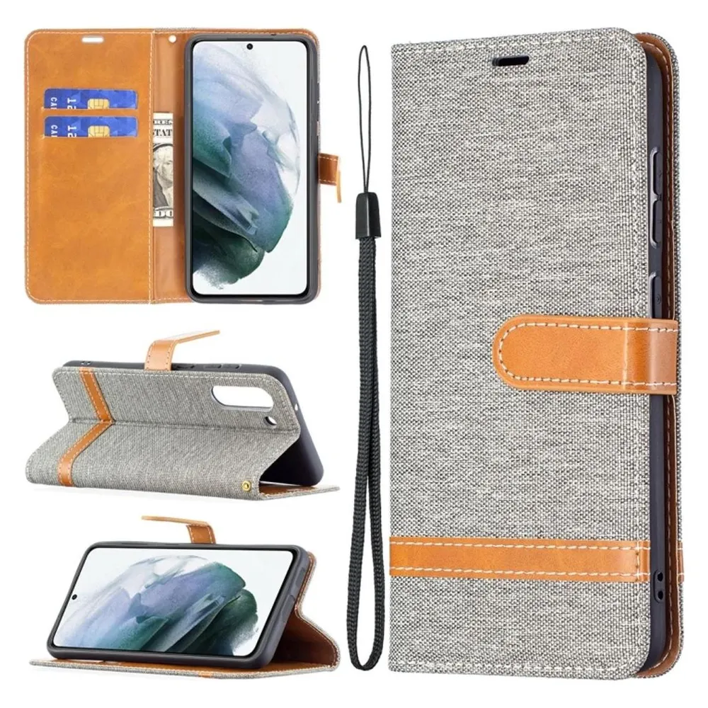 König Design Hülle Handy Schutz für Samsung Galaxy S21 FE Case Flip Cover Tasche Etui Bumper (Samsung Galaxy S21 FE)