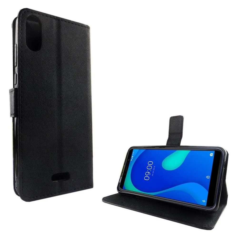 König Design Hülle Handy Schutz für Wiko Y80 Case Cover Tasche Wallet Etui Handyhülle Bumper (Wiko Y80)