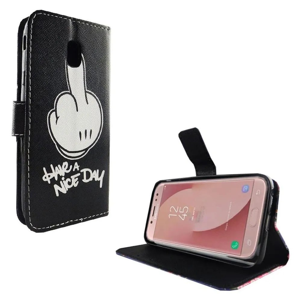 König Design Hülle Handy Schutz für Samsung Galaxy J5 (2017) Case Cover Tasche Wallet Etui (Samsung Galaxy J5 (2017))