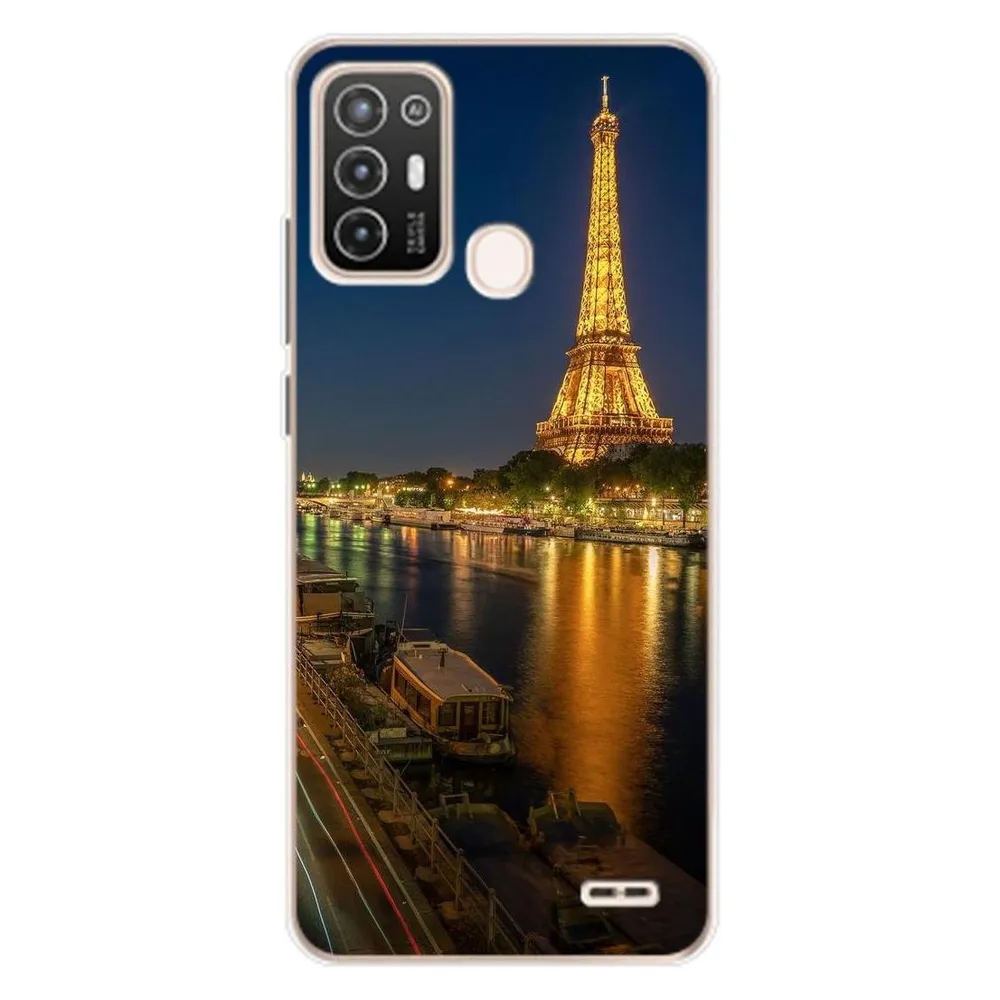 König Design Hülle Handy Schutz für ZTE Blade A52 Case Cover Tasche Bumper Etuis Backcover (ZTE Blade A52)