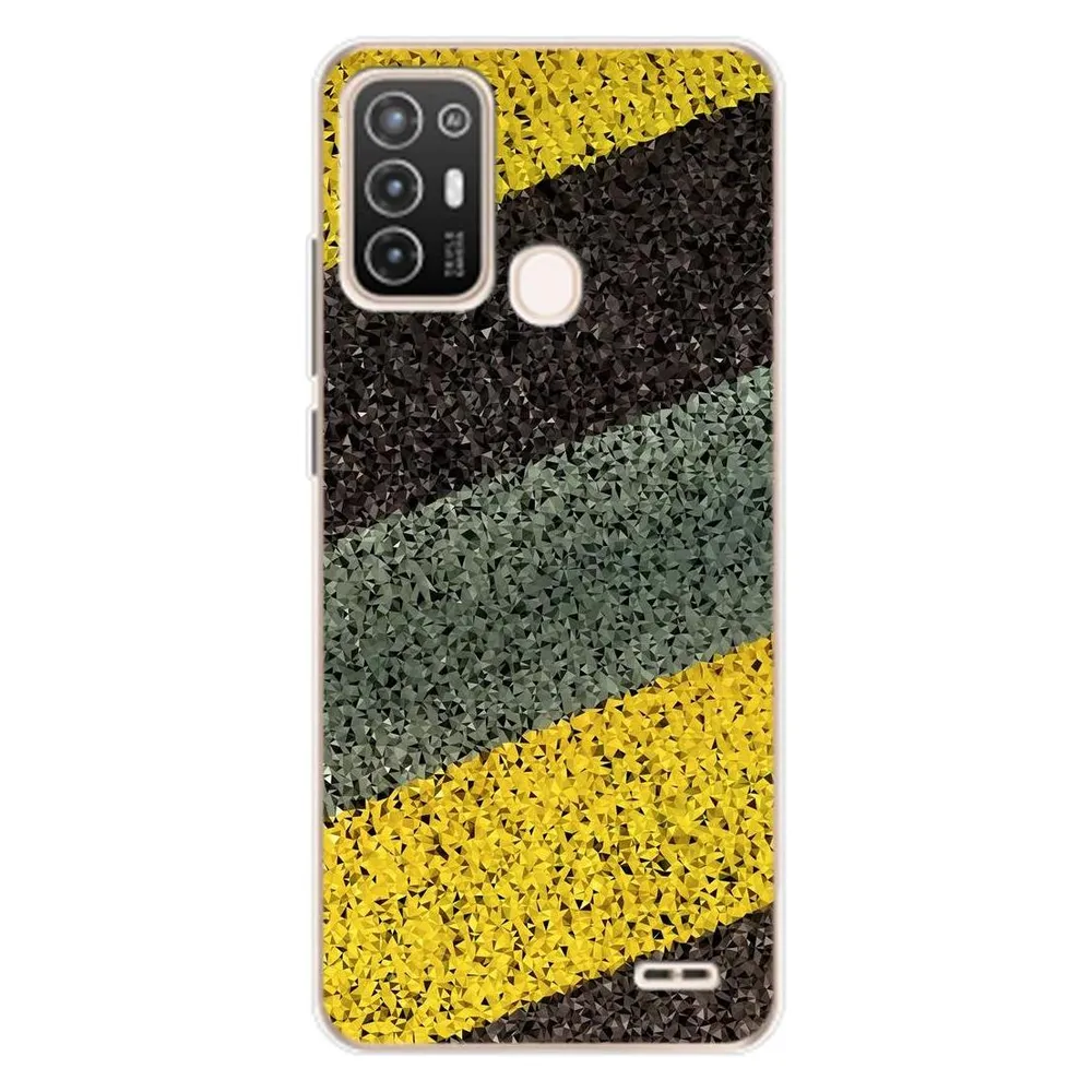 König Design Hülle Handy Schutz für ZTE Blade A52 Case Cover Tasche Bumper Etuis Backcover (ZTE Blade A52)