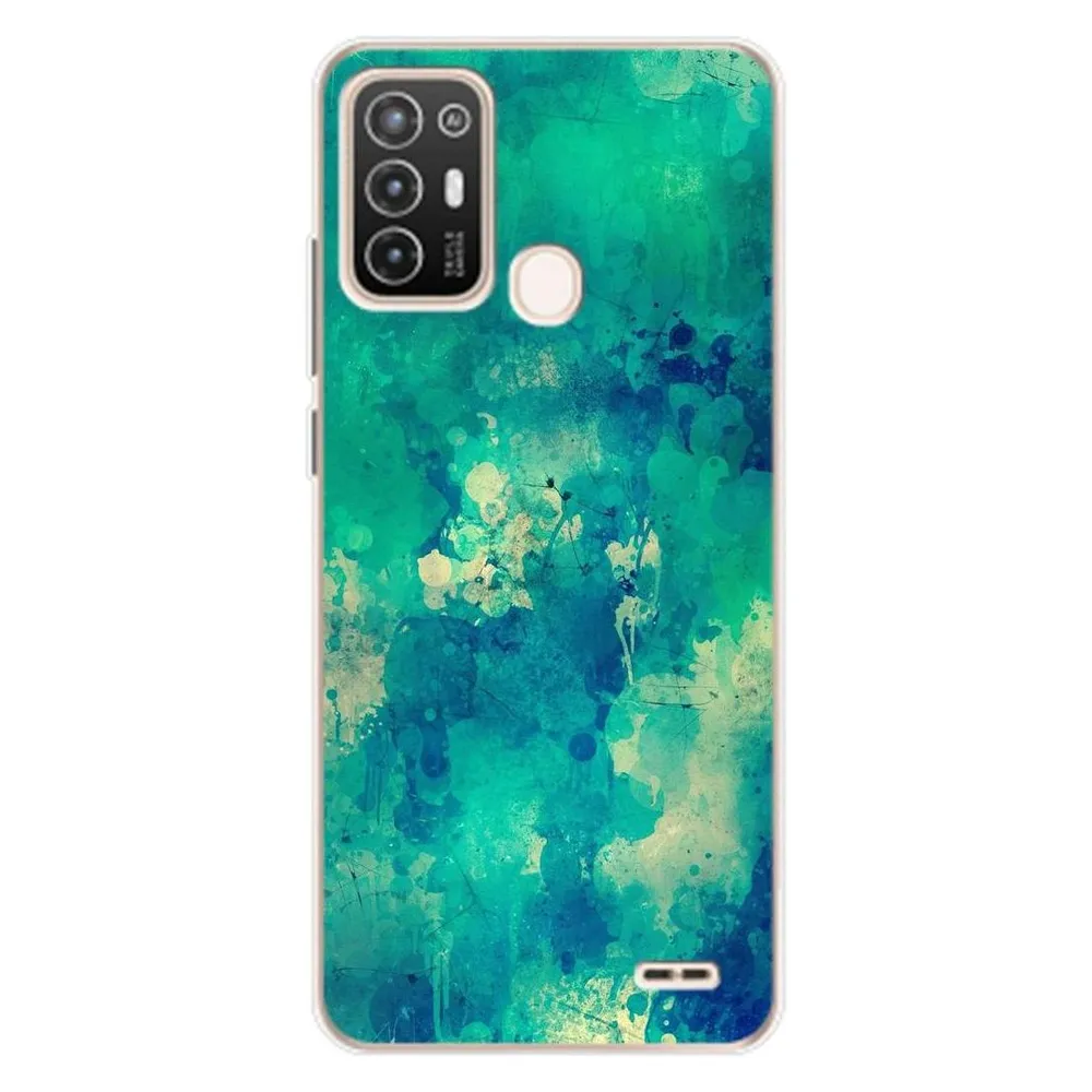 König Design Hülle Handy Schutz für ZTE Blade A52 Case Cover Tasche Bumper Etuis Backcover (ZTE Blade A52)
