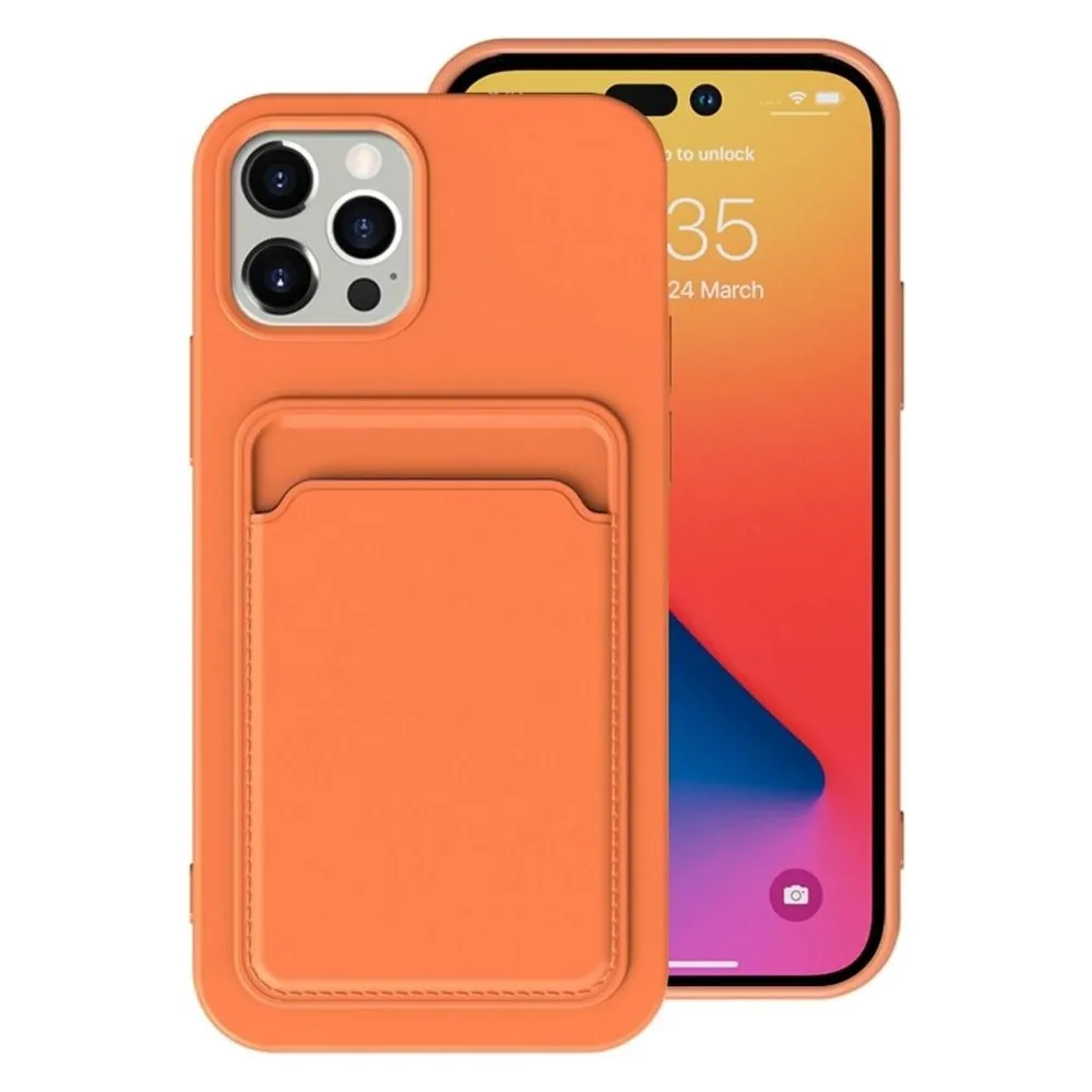 König Design Hülle Handy Schutz für Apple iPhone 14 Serie Case Cover Bumper Kartenfach Etuis (Apple iPhone 14 Pro)