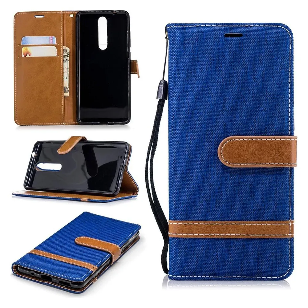 König Design Hülle Handy Schutz für Nokia 5.1 Case Cover Tasche Wallet Etui Handyhülle Bumper (Nokia 5.1)