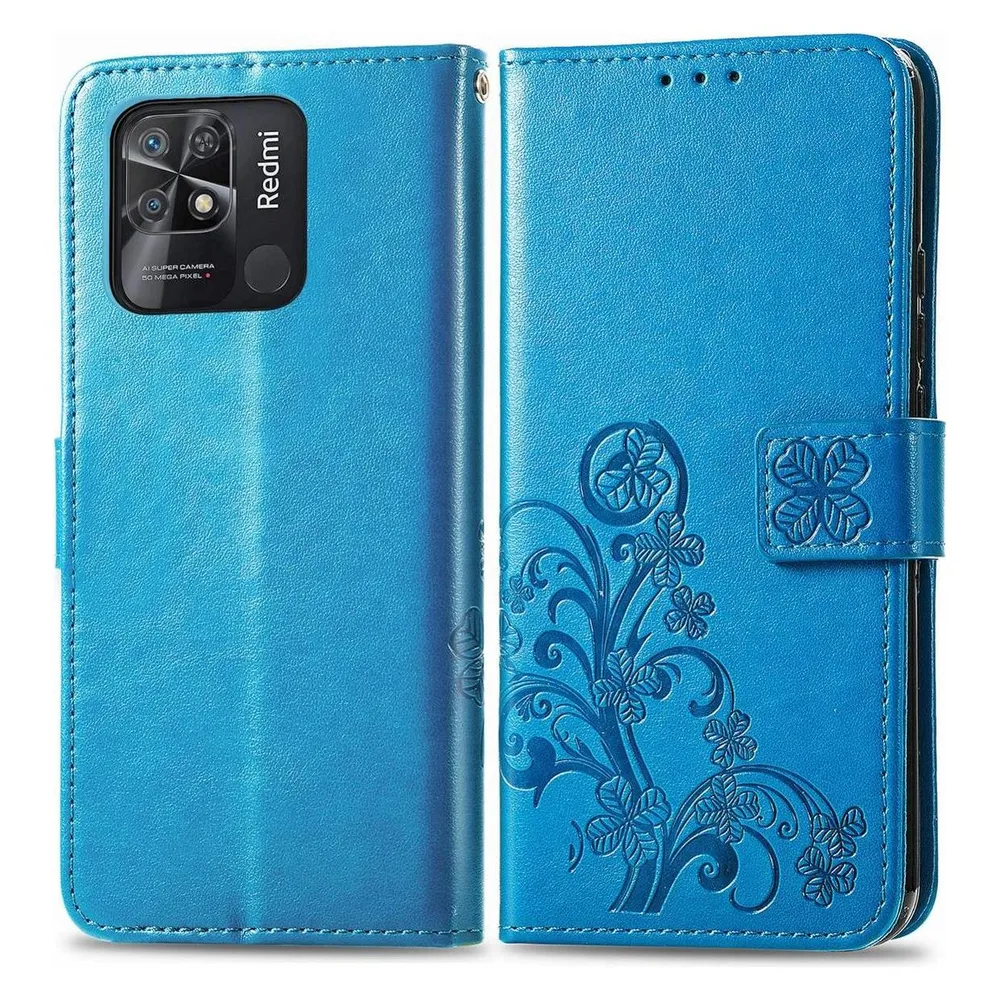 König Design Hülle Handy Schutz für Xiaomi Redmi 10C Case Cover Bumper Kartenfach Etuis Neu (Xiaomi Redmi 10C)