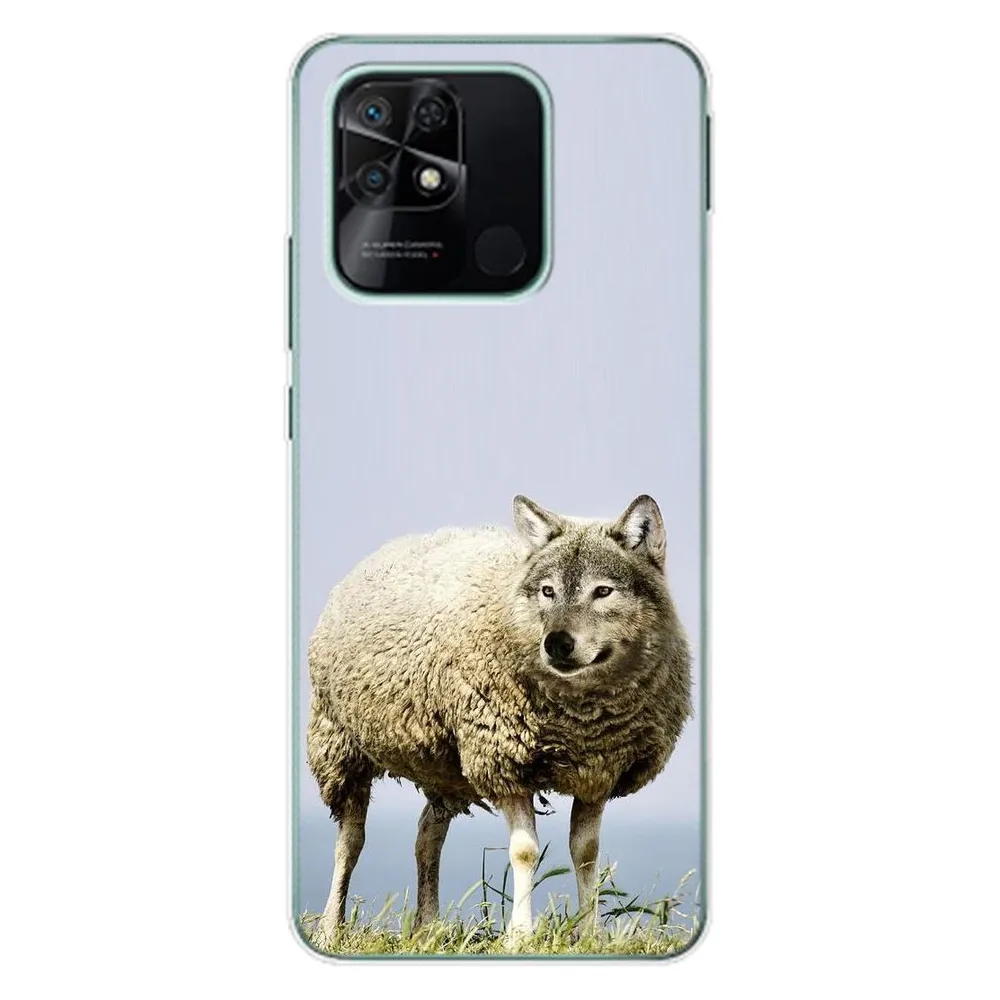 König Design Hülle Handy Schutz für Xiaomi Redmi 10C Case Cover Tasche Bumper Etuis TPU Neu (Xiaomi Redmi 10C)