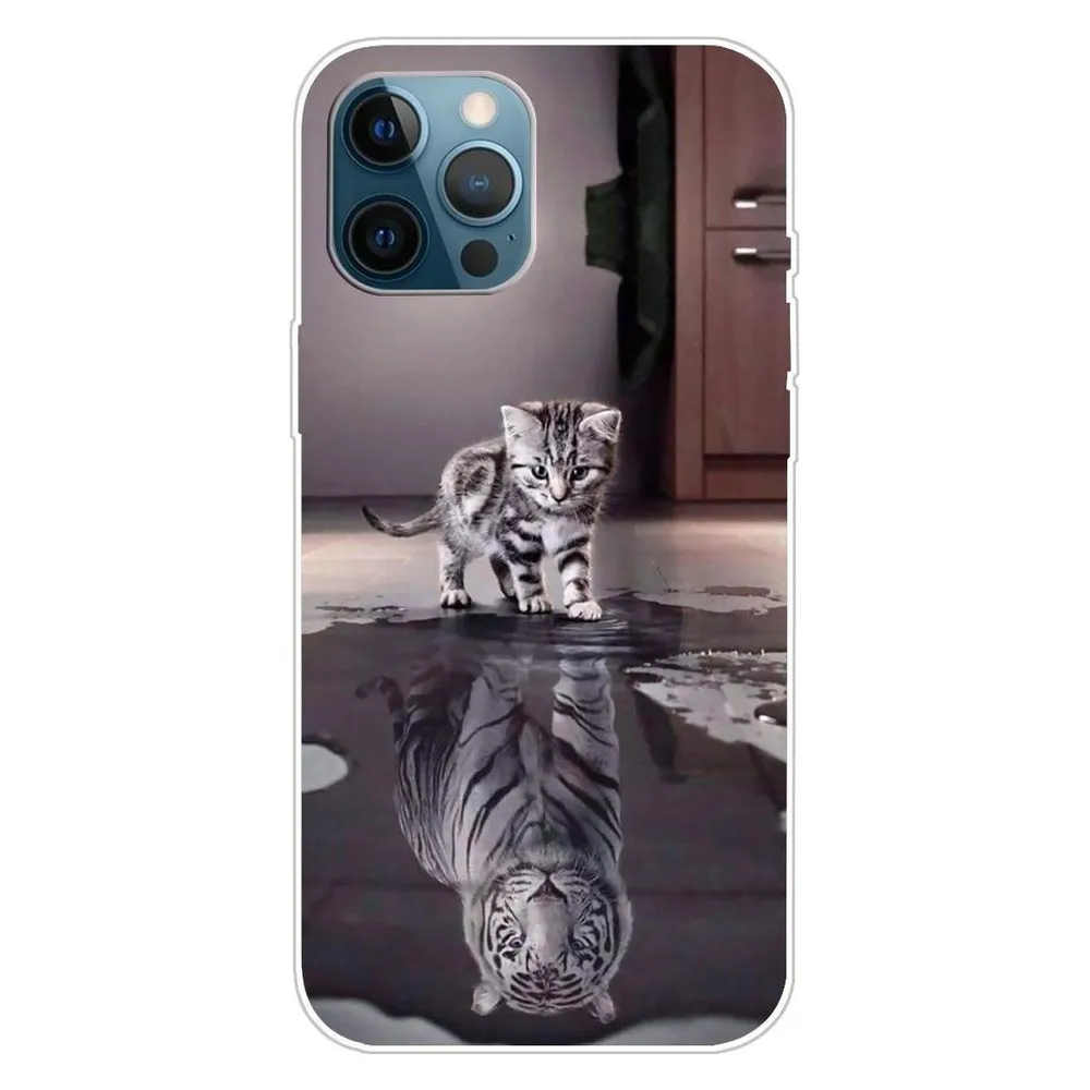 König Design Hülle Handy Schutz für Apple iPhone 13 Pro Max Case Cover Tasche Transparent Neu (Apple iPhone 13 Pro Max)
