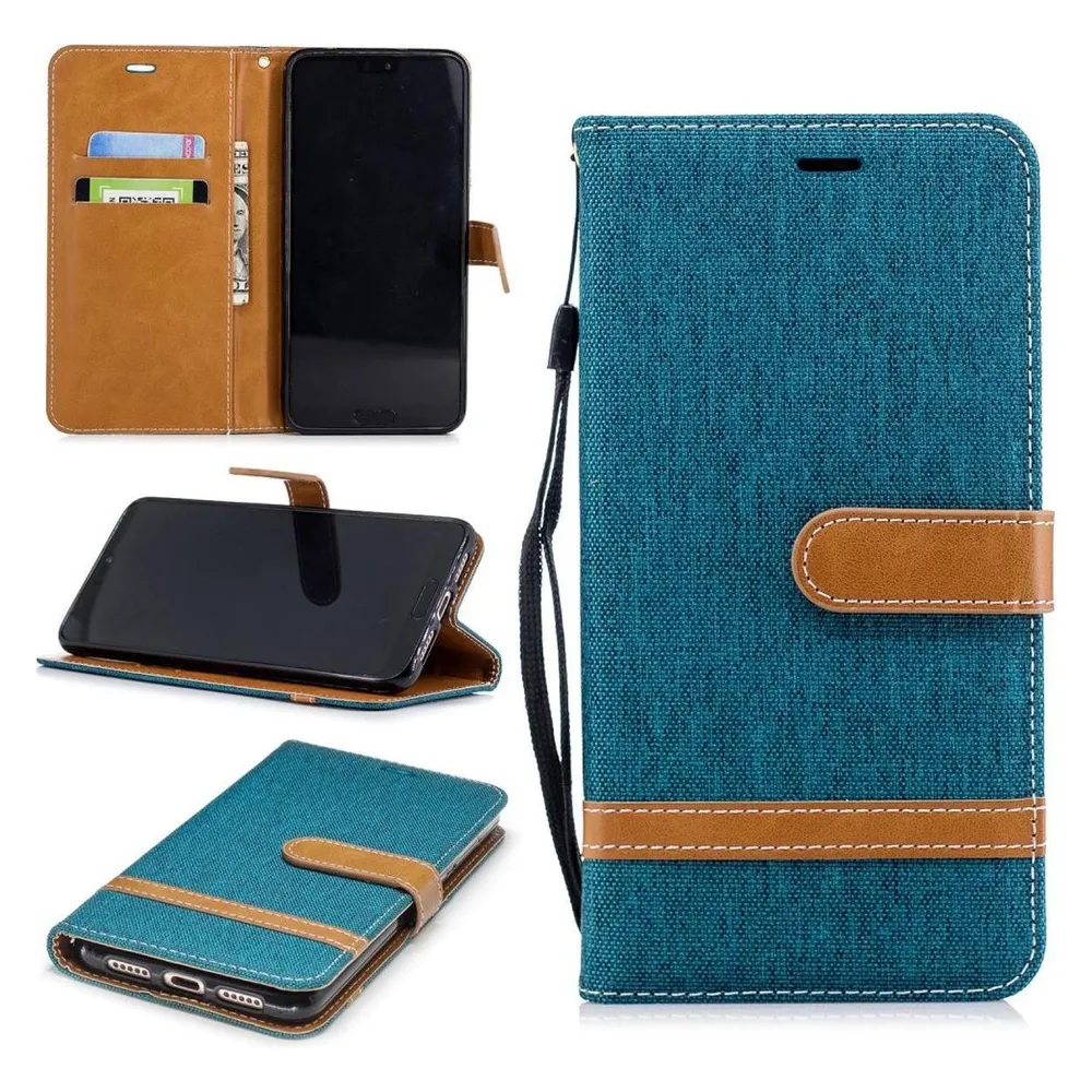 König Design Hülle Handy Schutz für Huawei P20 Pro Case Cover Tasche Wallet Etui Handyhülle (Huawei P20 Pro)