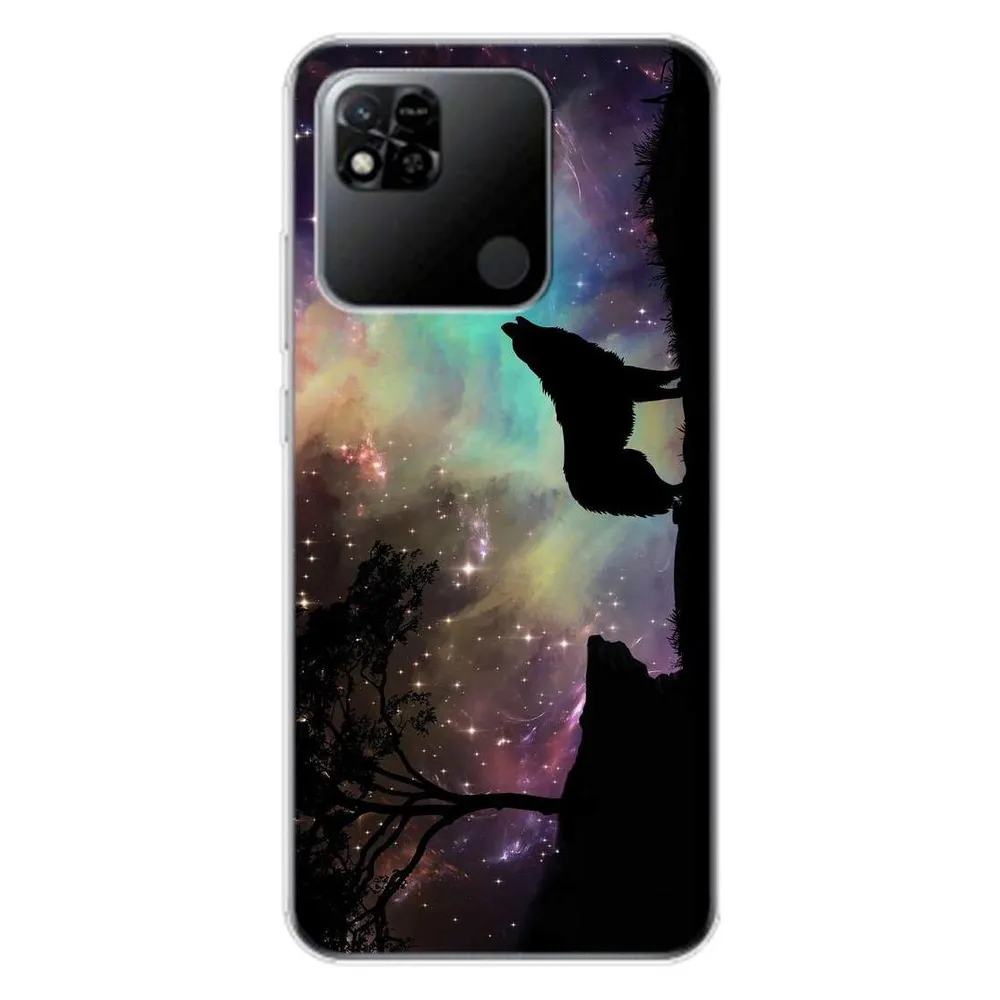 König Design Hülle Handy Schutz für Xiaomi Redmi 10A Case Cover Tasche Bumper Etuis TPU Neu (Xiaomi Redmi 10A)