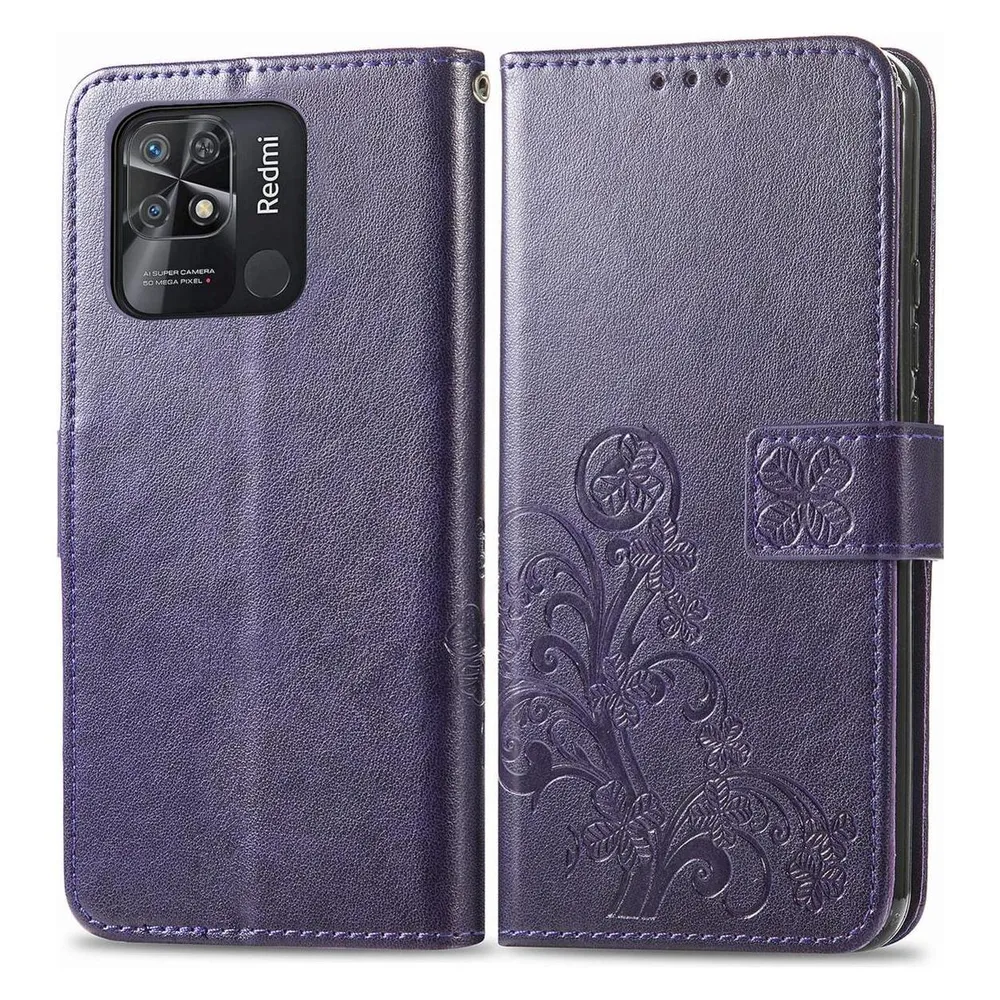 König Design Hülle Handy Schutz für Xiaomi Redmi 10C Case Cover Bumper Kartenfach Etuis Neu (Xiaomi Redmi 10C)