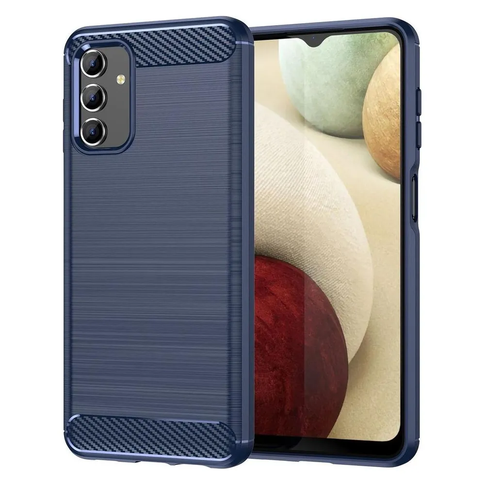 König Design Hülle Handy Schutz für Xiaomi Sony Samsung Case Cover Bumper Carbon Optik Etuis (Samsung Galaxy A04S)