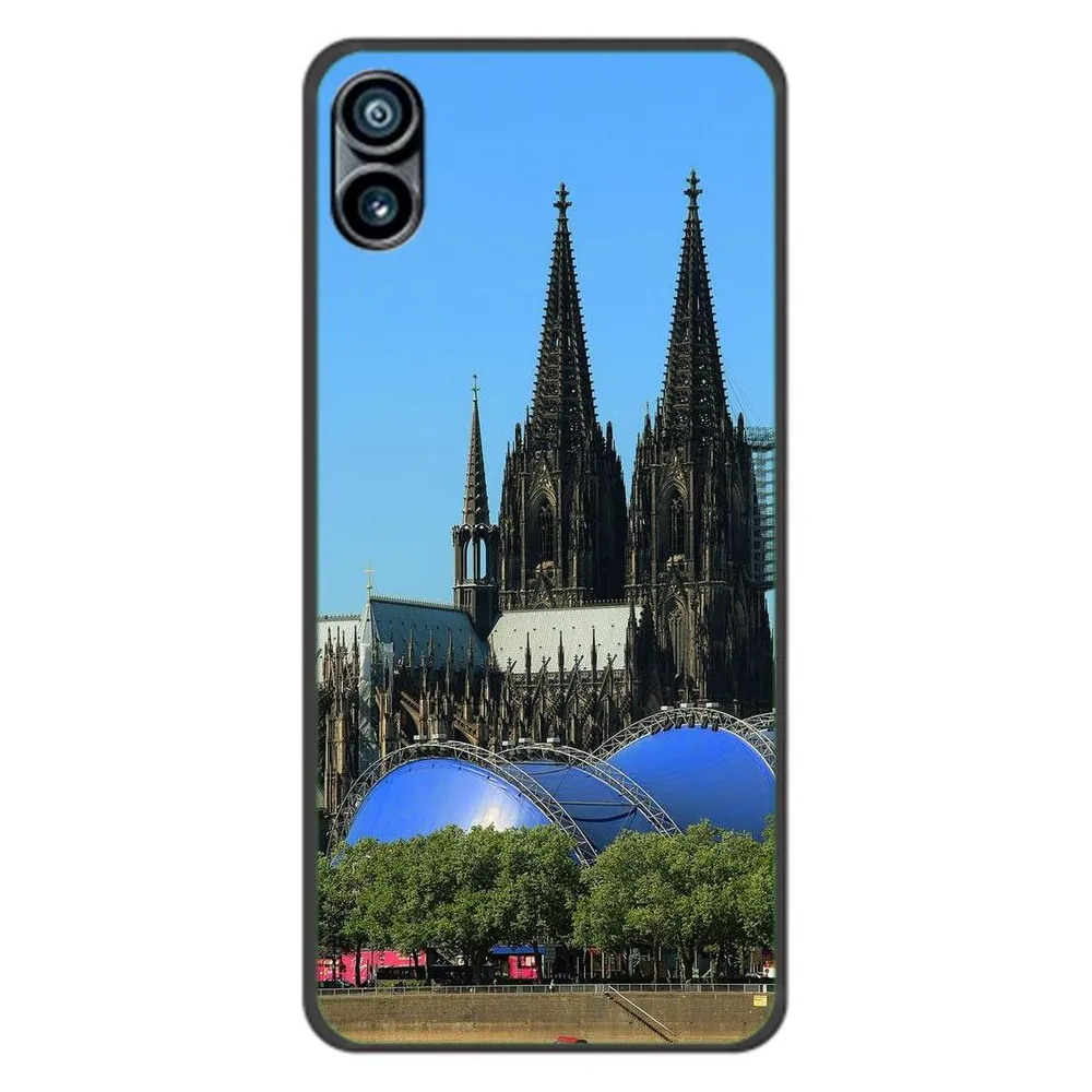 König Design Hülle Handy Schutz für Nothing Phone 1 Case Cover Tasche Bumper Etuis TPU Neu (Nothing Phone (1))