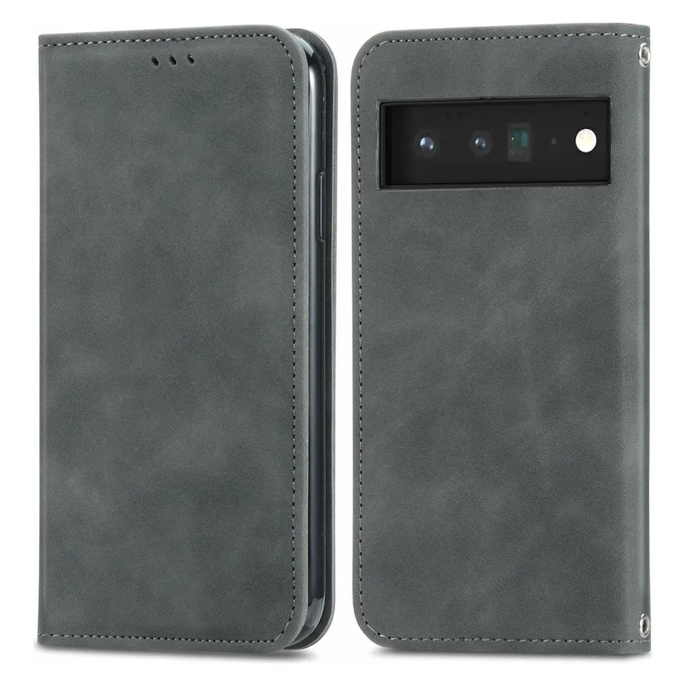 König Design Hülle Handy Schutz für Google Pixel 6 Pro Case Flip Cover Tasche Etuis Bumper (Google Pixel 6 Pro)