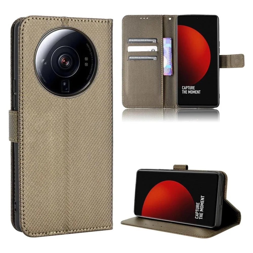 König Design Hülle Handy Schutz für Huawei Motorola Xiaomi ZTE Case Cover Bumper Wallet Etuis (Xiaomi 12S Ultra)