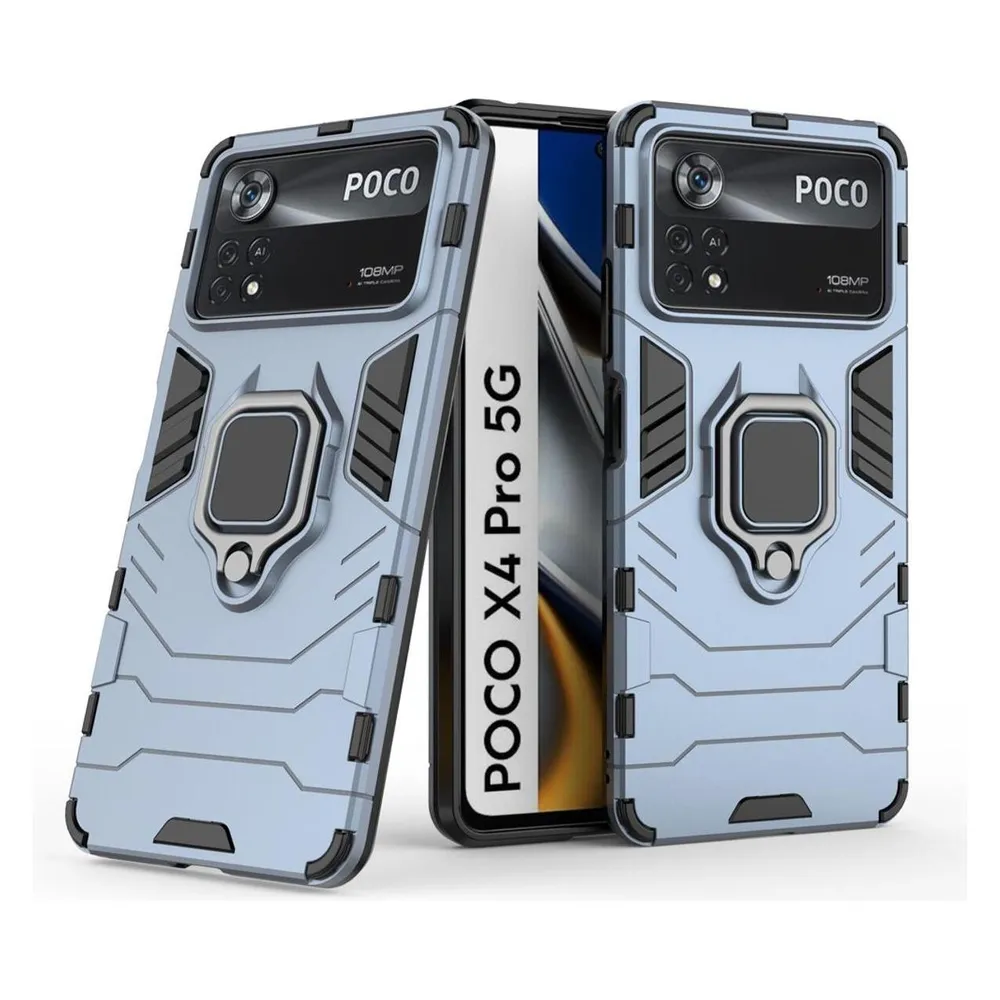 König Design Hülle Handy Schutz für Xiaomi Poco X4 Pro 5G Case Cover Tasche Bumper Halter Neu (Xiaomi Poco X4 Pro 5G)