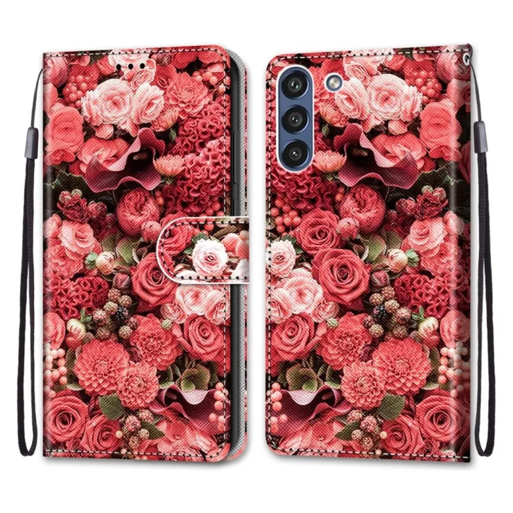 König Design Hülle Handy Schutz für Samsung Galaxy S21 FE Case Flip Cover Tasche Etui Bumper (Samsung Galaxy S21 FE)