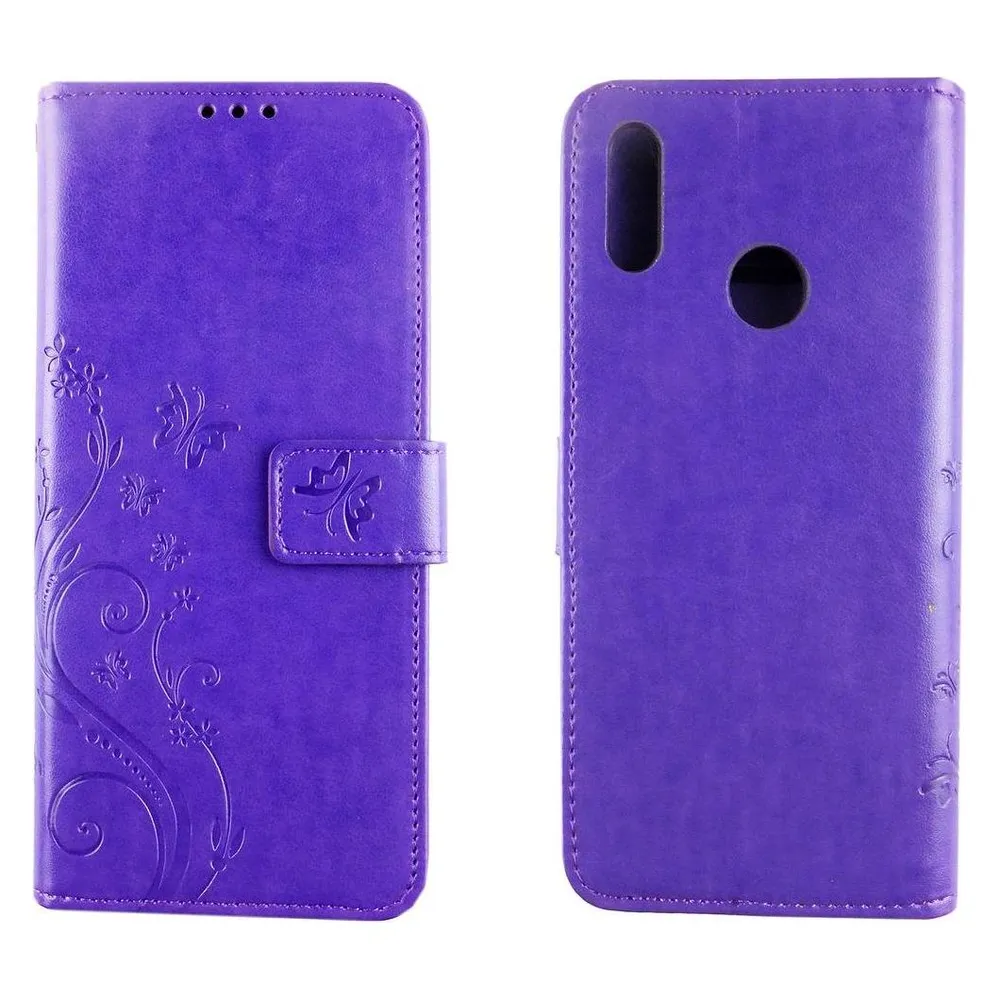 König Design Hülle Handy Schutz für Huawei Y7 (2019) Case Cover Tasche Wallet Etui Handyhülle (Huawei Y7 (2019))