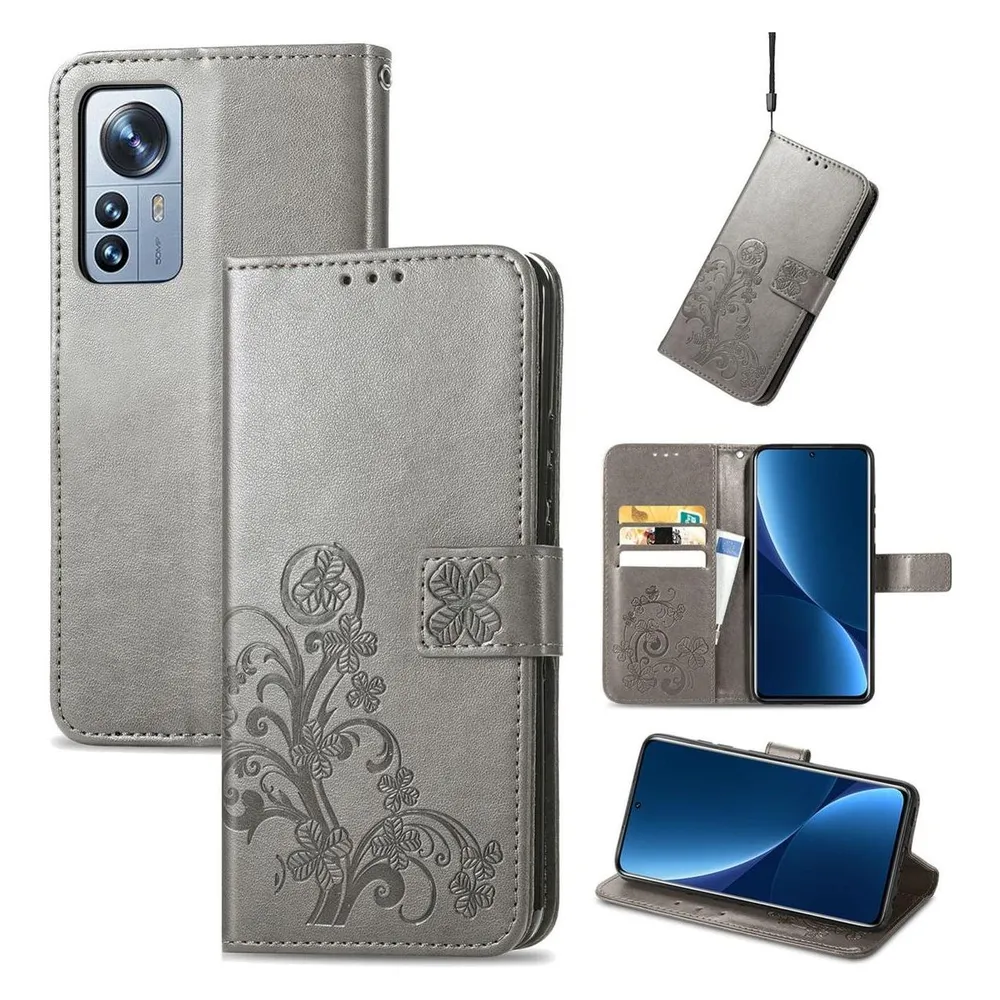 König Design Hülle Handy Schutz für Xiaomi Mi 12 Pro Case Flip Cover Tasche Etuis Bumper Neu (Xiaomi 12 Pro)