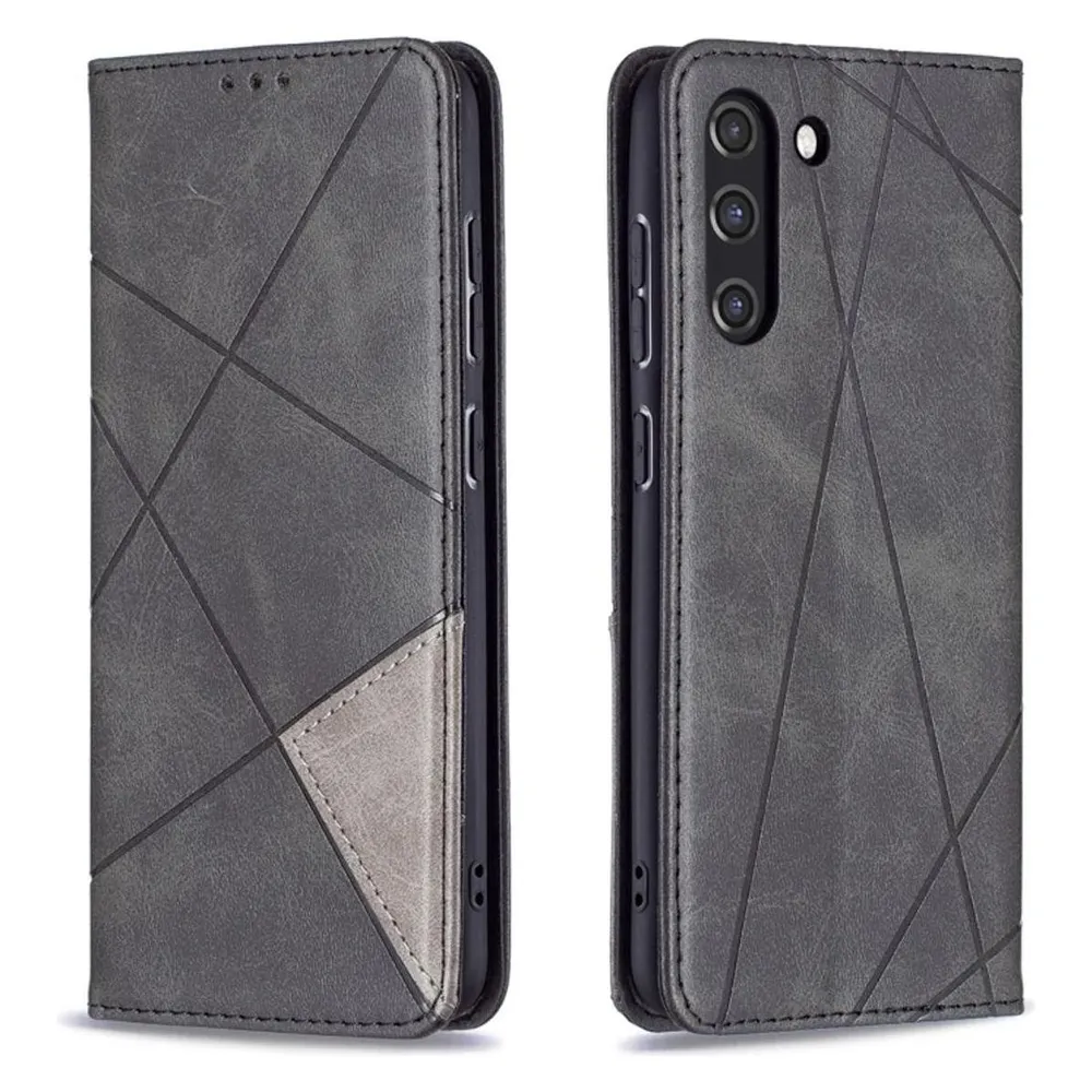 König Design Hülle Handy Schutz für Samsung Galaxy S21 FE Case Flip Cover Tasche Etui Bumper (Samsung Galaxy S21 FE)