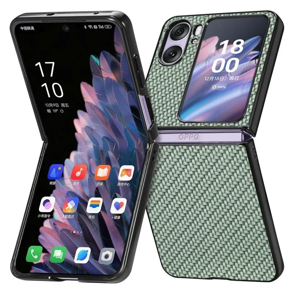 König Design Hülle Handy Schutz für OPPO Find N2 Case Cover Flip Tasche Etui Bumper Schale (Oppo Find N2 Flip)