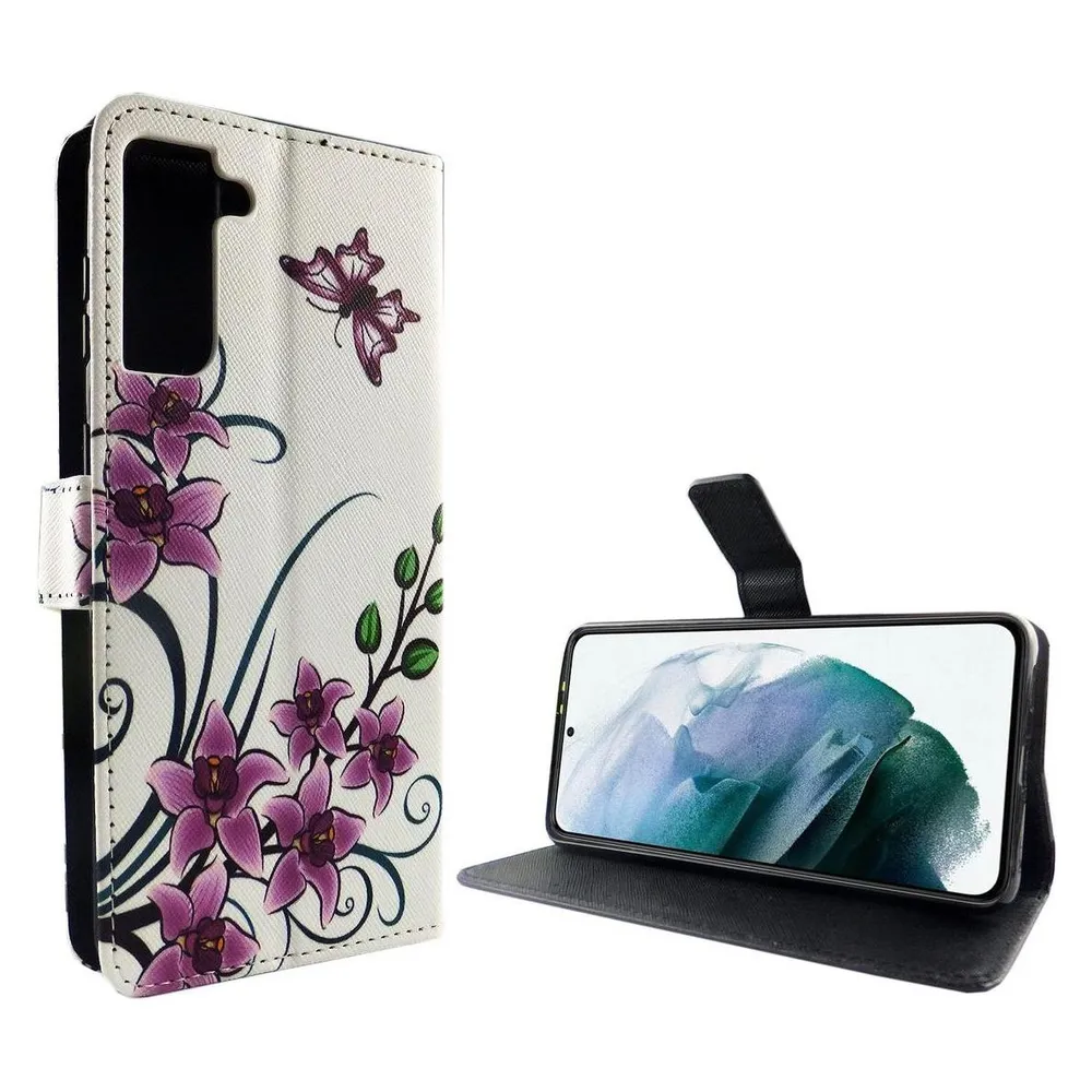 König Design Hülle Handy Schutz für Samsung Galaxy S21 Plus Case Cover Tasche Wallet Etui Neu (Samsung Galaxy S21+)