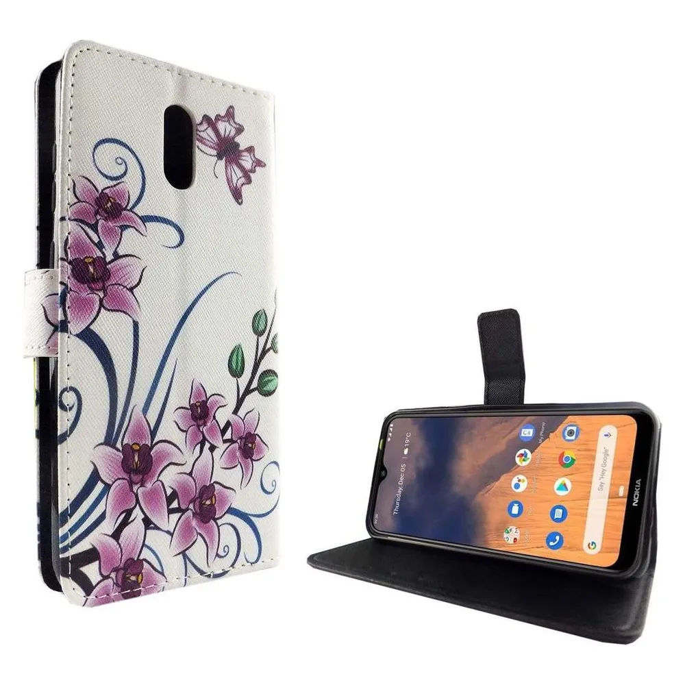 König Design Hülle Handy Schutz für Nokia 2.3 Case Cover Tasche Wallet Etui Handyhülle Bumper (Nokia 2.3)