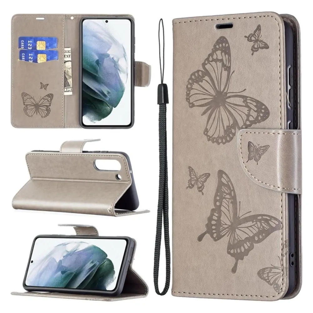 König Design Hülle Handy Schutz für Samsung Galaxy S21 FE Case Flip Cover Tasche Etui Bumper (Samsung Galaxy S21 FE)