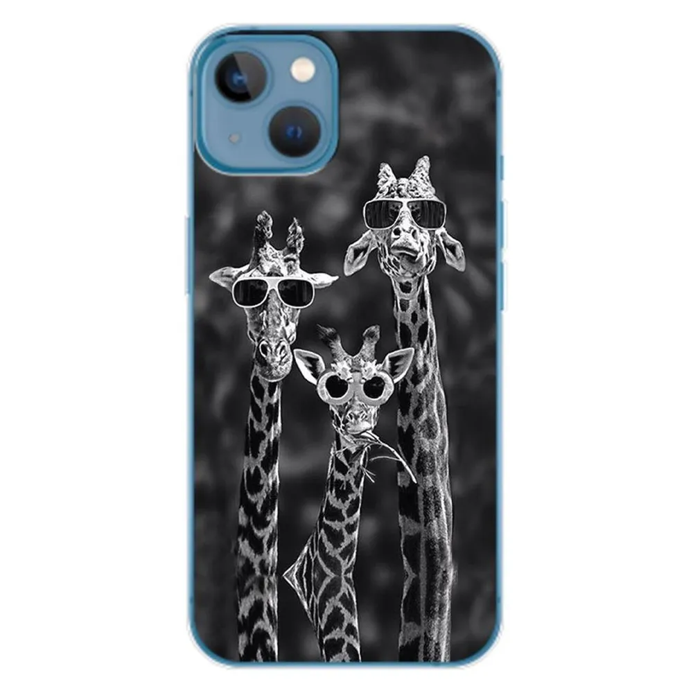 König Design Hülle Handy Schutz für Apple iPhone 14 Case Cover Tasche Bumper Etuis TPU Neu (Apple iPhone 14)