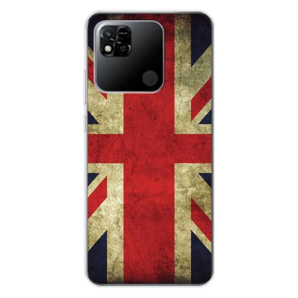 König Design Hülle Handy Schutz für Xiaomi Redmi 10A Case Cover Tasche Bumper Etuis TPU Neu (Xiaomi Redmi 10A)