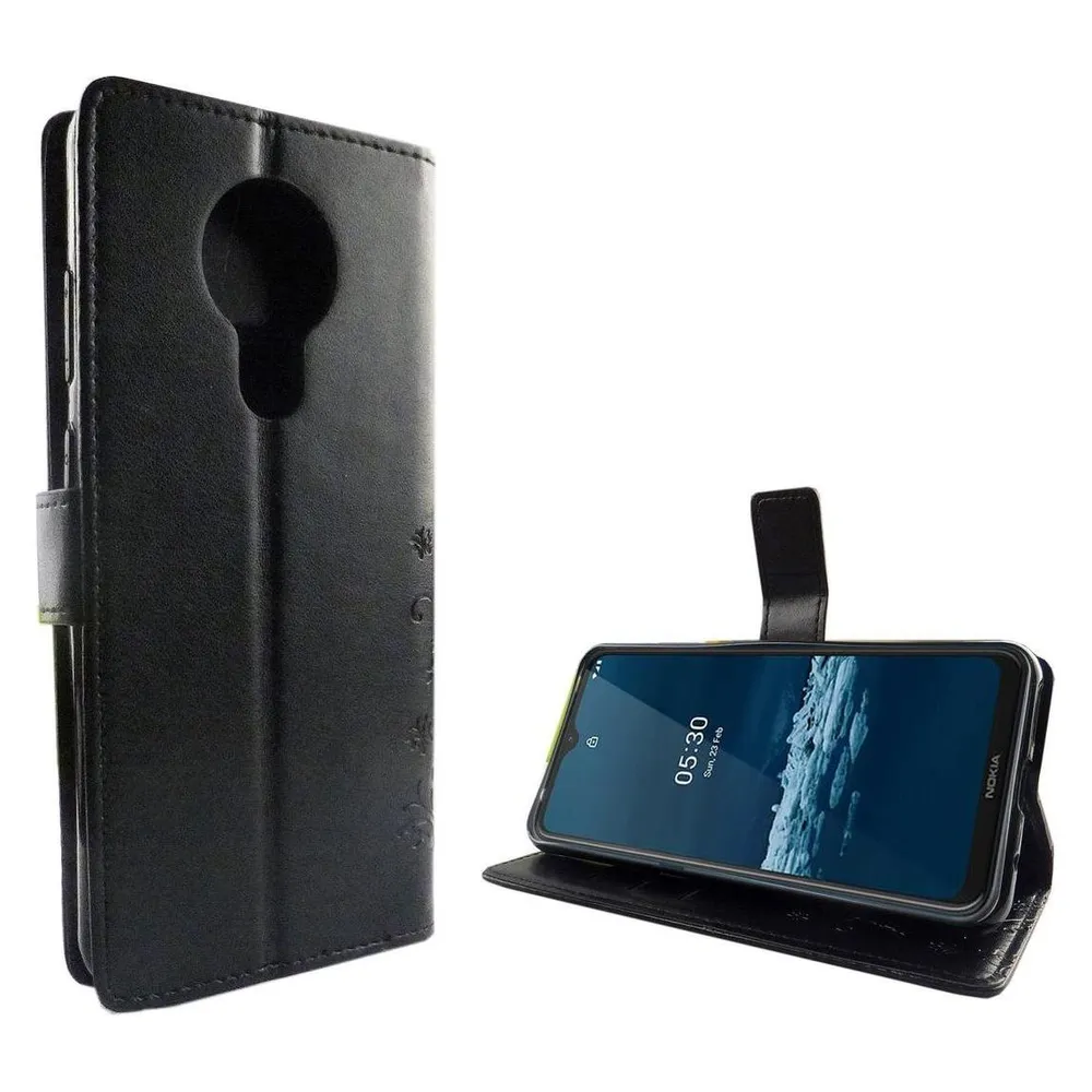 König Design Hülle Handy Schutz für Nokia 5.3 Case Cover Tasche Wallet Etui Handyhülle Bumper (Nokia 5.3)
