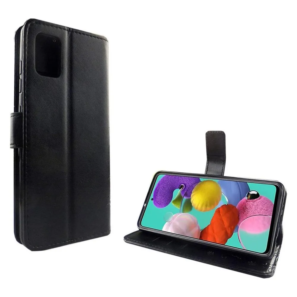 König Design Hülle Handy Schutz für Samsung Galaxy A51 Case Cover Tasche Wallet Etui Bumper (Samsung Galaxy A51)