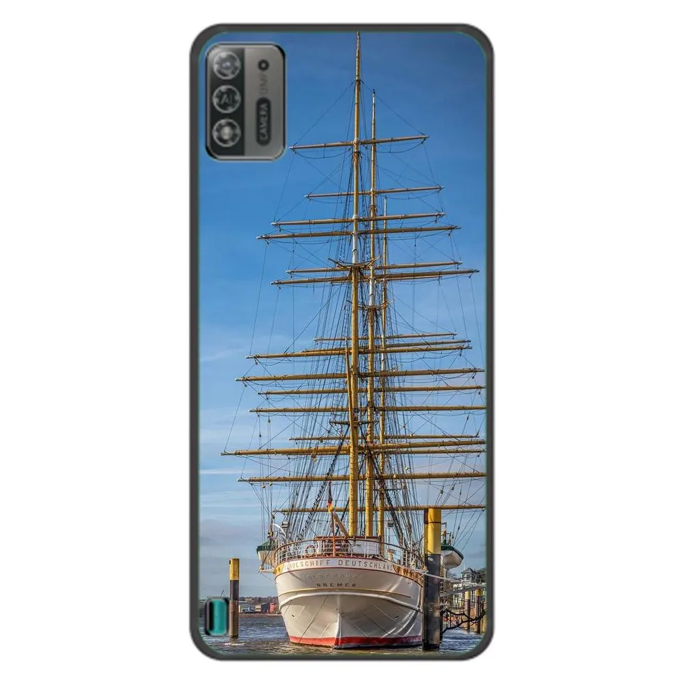 König Design Hülle Handy Schutz für ZTE Blade A52 Lite Case Cover Tasche Bumper Etuis TPU Neu (ZTE Blade A52 Lite)