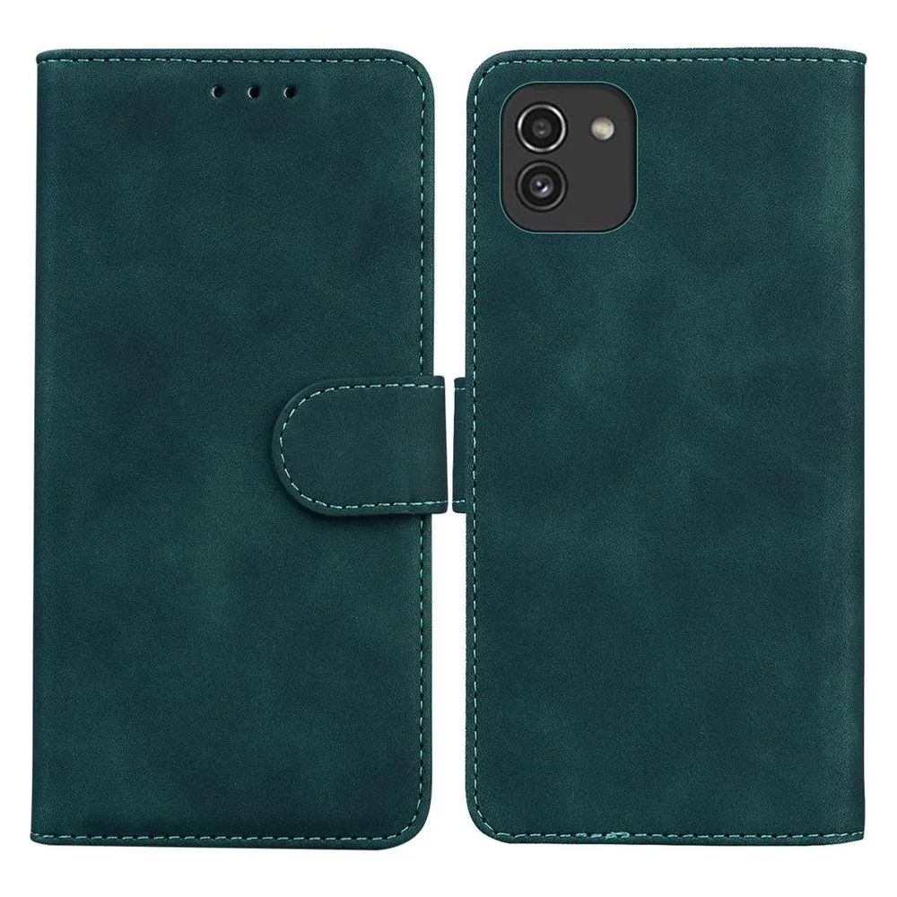 König Design Hülle Handy Schutz für Samsung Galaxy A03 Case Cover Tasche Etuis Bumper Wallet (Samsung Galaxy A03)