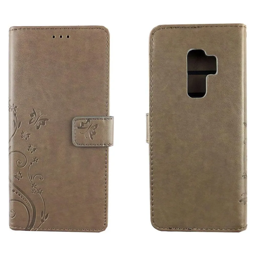 König Design Hülle Handy Schutz für Samsung Galaxy S9 Plus Case Cover Tasche Wallet Etui Neu (Samsung Galaxy S9+)