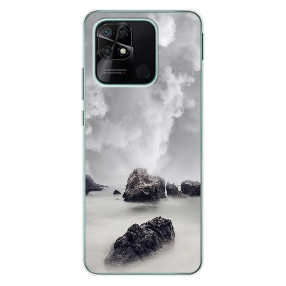 König Design Hülle Handy Schutz für Xiaomi Redmi 10C Case Cover Tasche Bumper Etuis TPU Neu (Xiaomi Redmi 10C)
