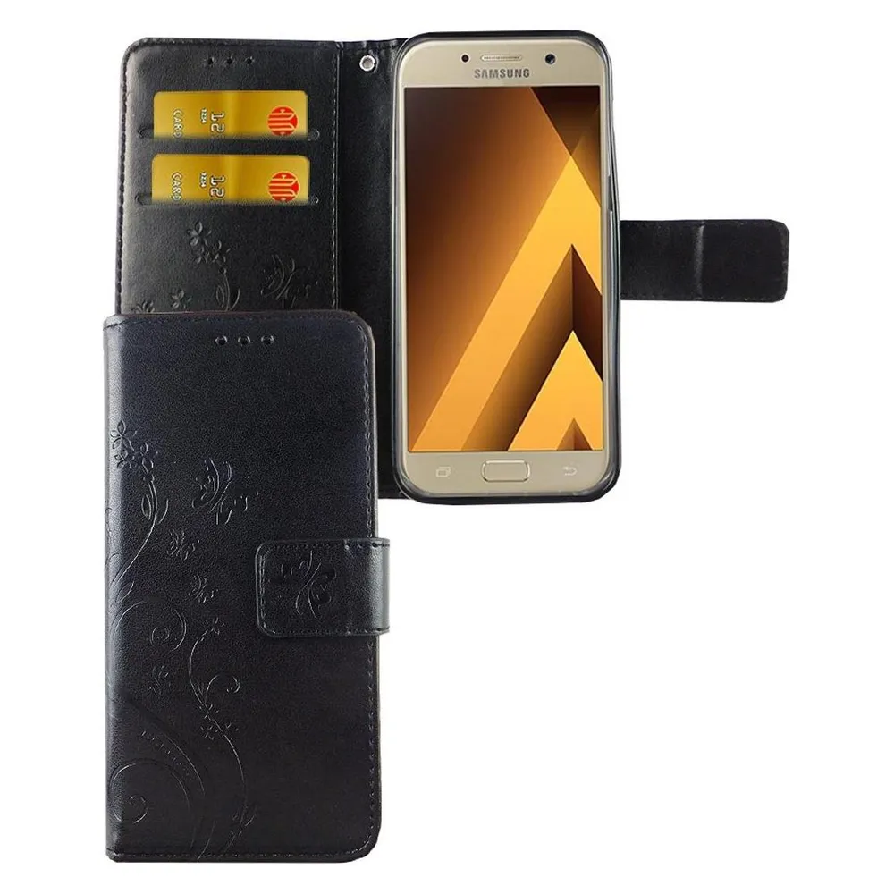 König Design Hülle Handy Schutz für Samsung Galaxy A5 (2017) Case Cover Tasche Wallet Etui (Samsung Galaxy A5 (2017))