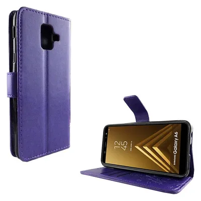König Design Hülle Handy Schutz für Samsung Galaxy A6 (2018) Case Cover Tasche Wallet Etui (Samsung Galaxy A6 (2018))