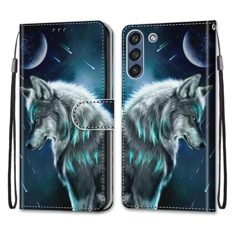 König Design Hülle Handy Schutz für Samsung Galaxy S21 FE Case Flip Cover Tasche Etui Bumper (Samsung Galaxy S21 FE)
