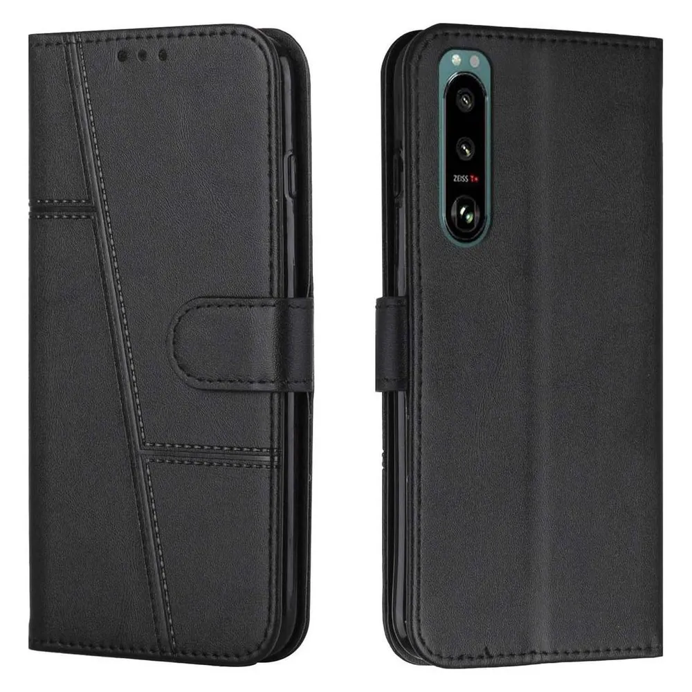 König Design Hülle Handy Schutz für Sony Xperia 5 III Case Cover Tasche Etuis Bumper Wallet (Sony Xperia 5 III)