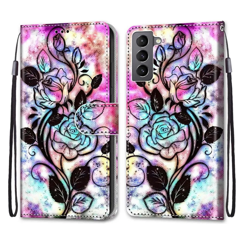 König Design Hülle Handy Schutz für Samsung Galaxy S22 5G Case Flip Cover Tasche Etui Bumper (Samsung Galaxy S22 5G)